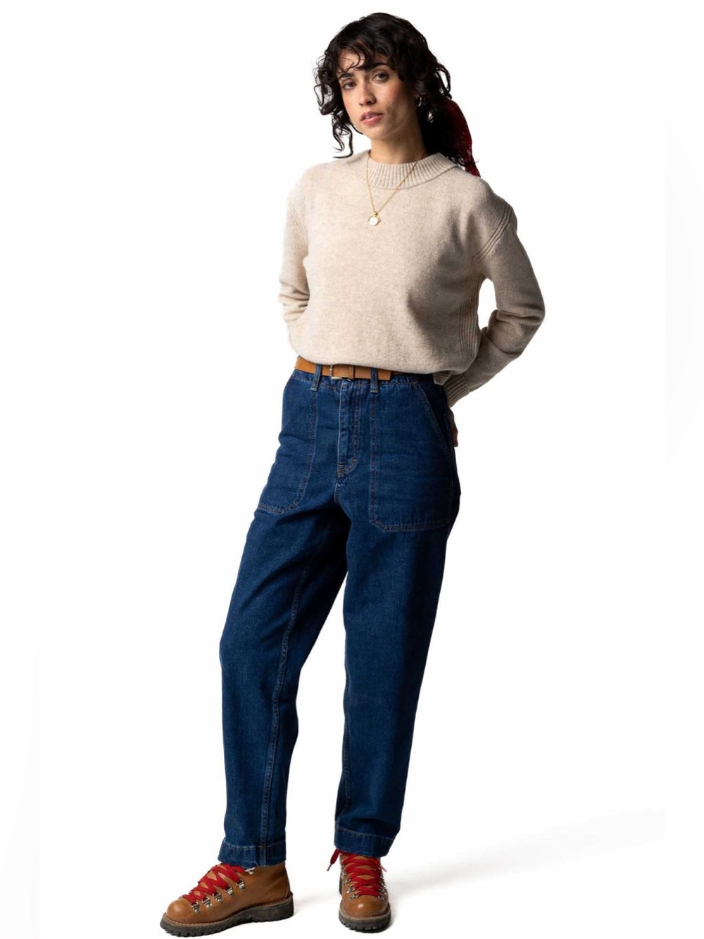 Finisterre Yarrel Jean Dark Indigo Denim Organic Cotton Women's 28R Sustainable